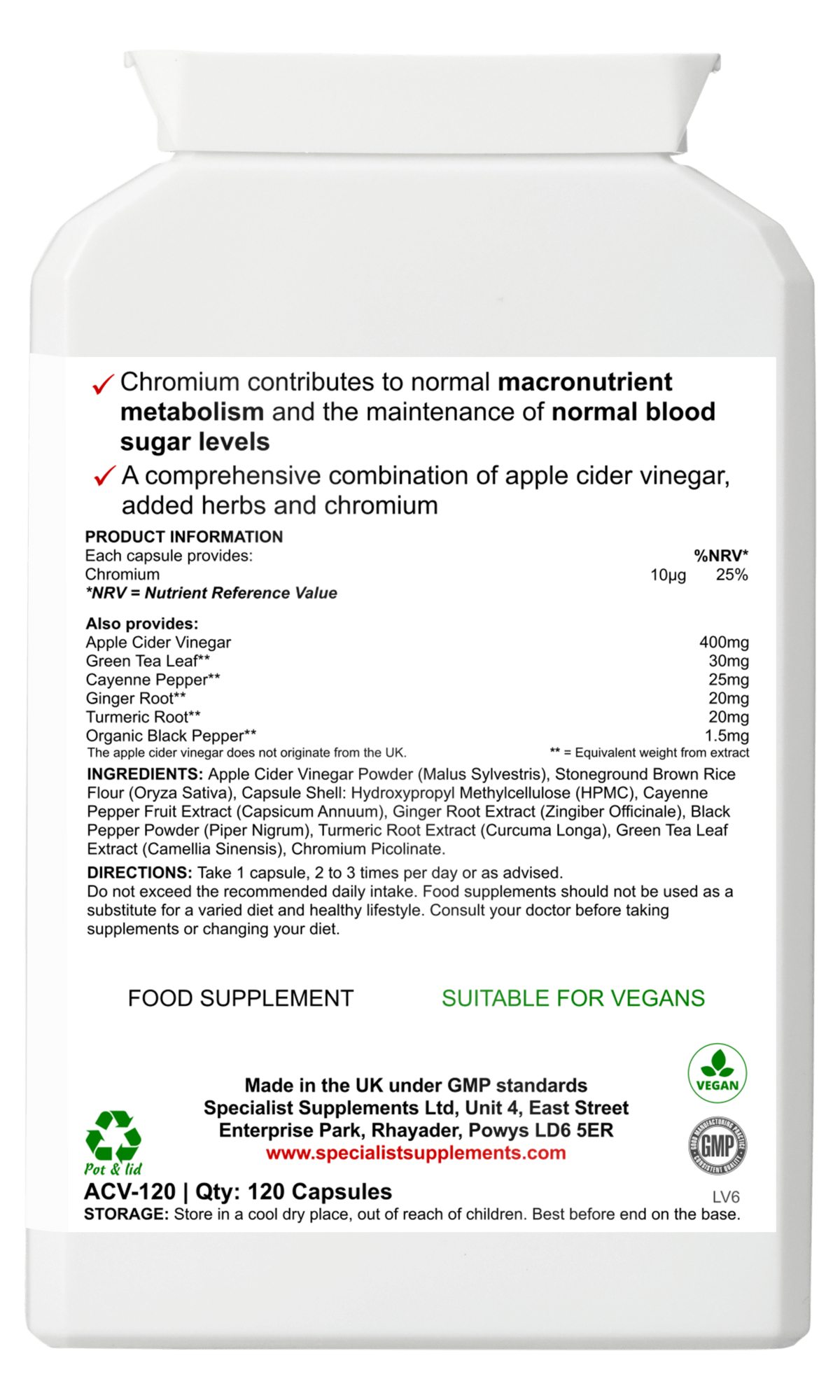 Apple Cider Vinegar Complex