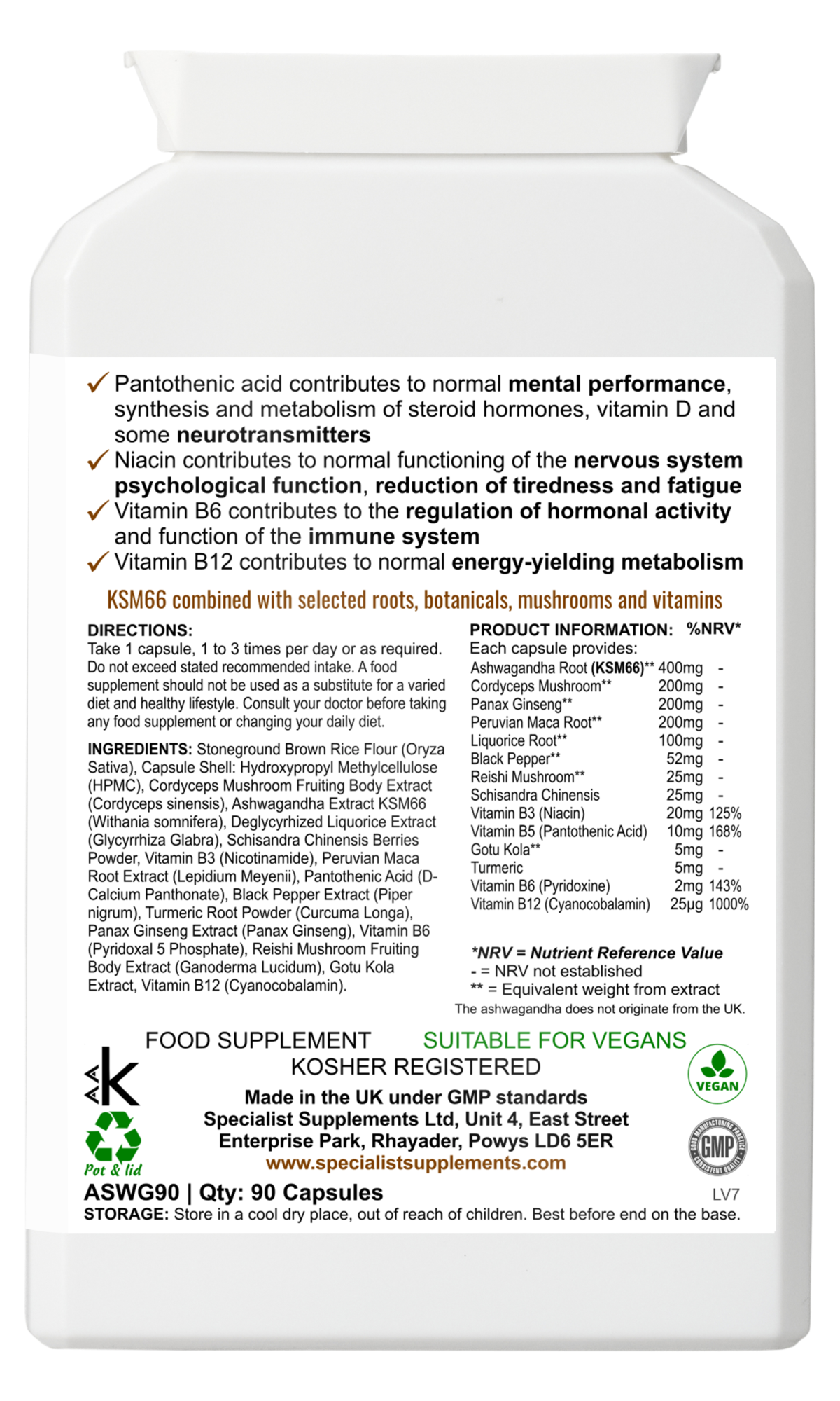Ashwagandha Botanical Complex