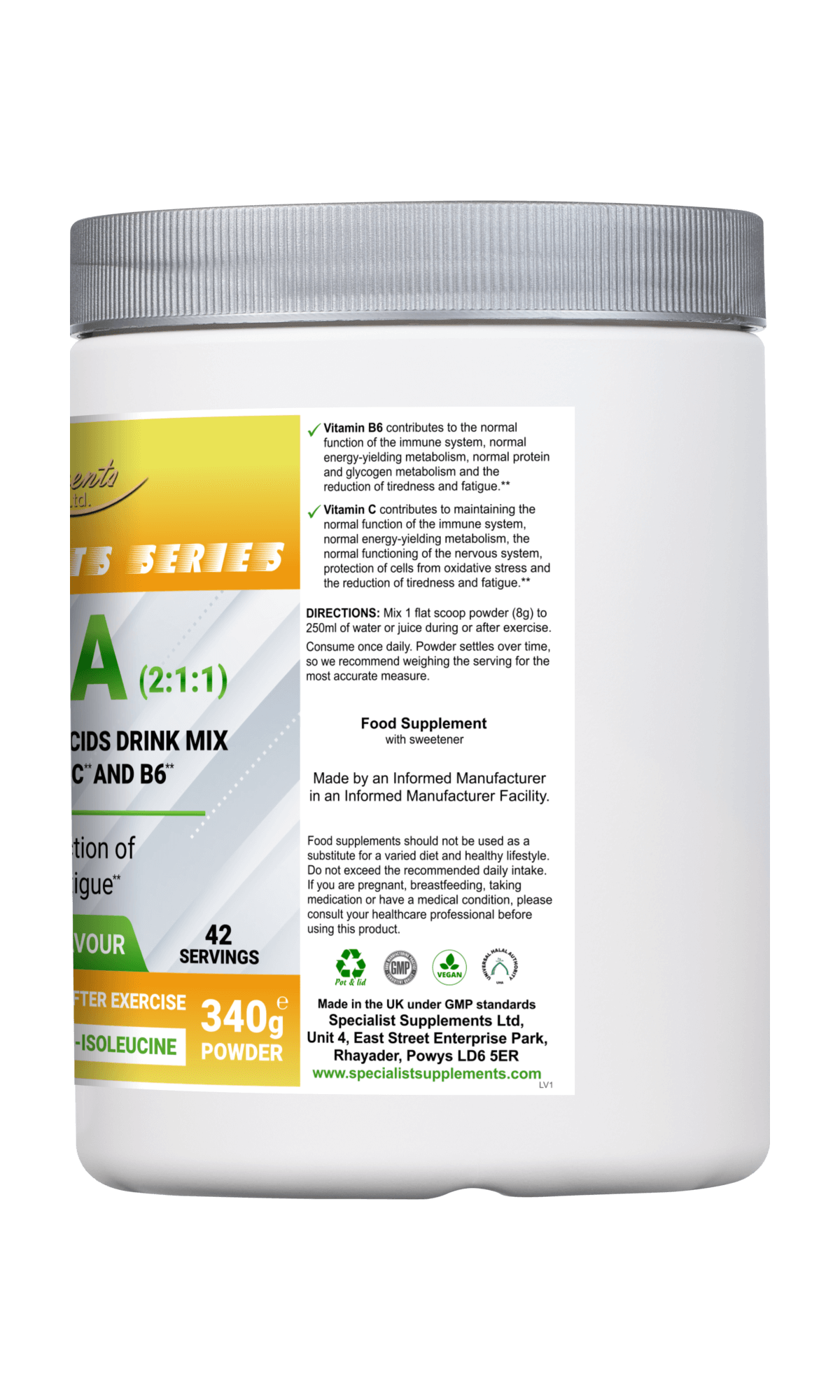 BCAA Lemon & Lime Flavour