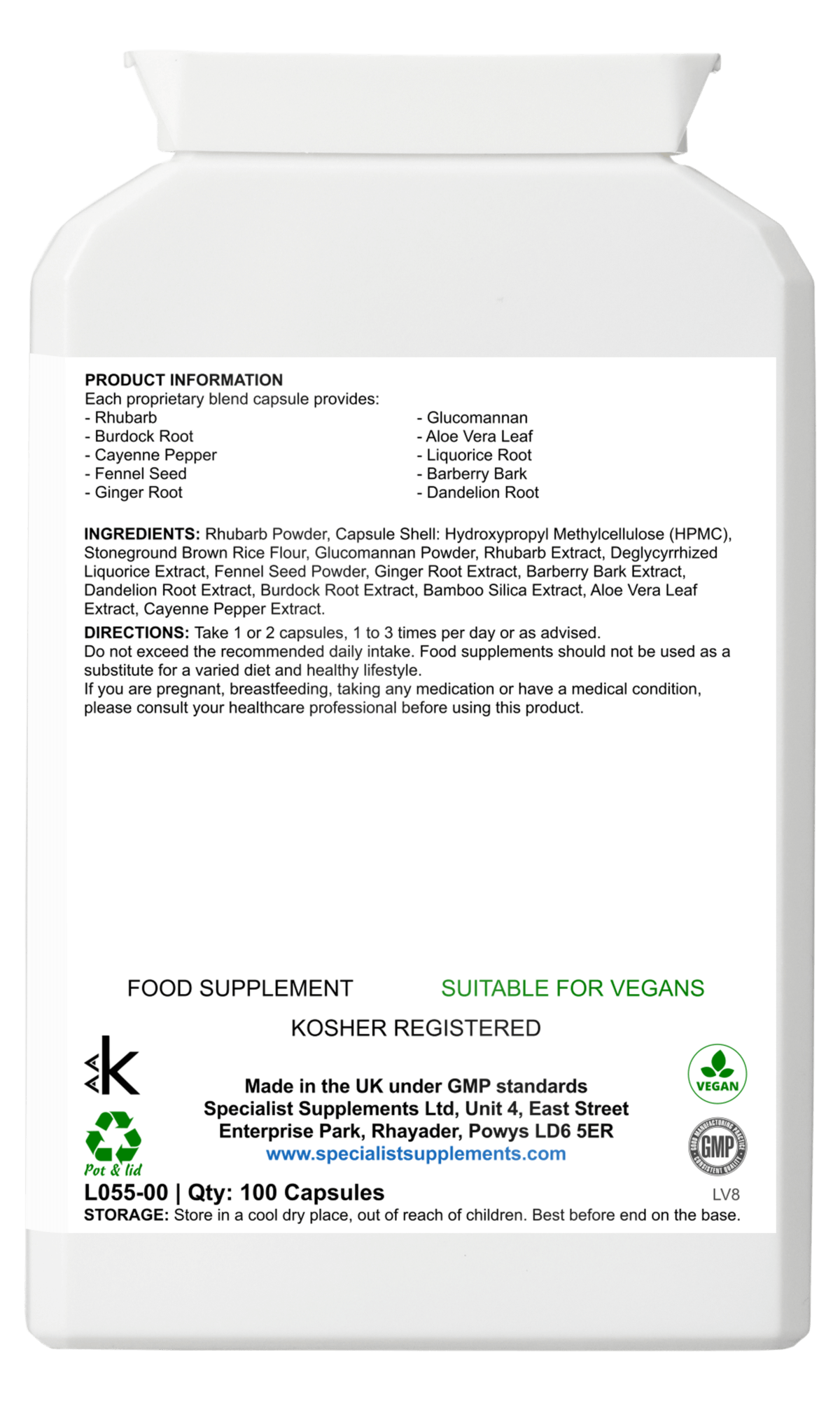 COL-Clear B Colon Support