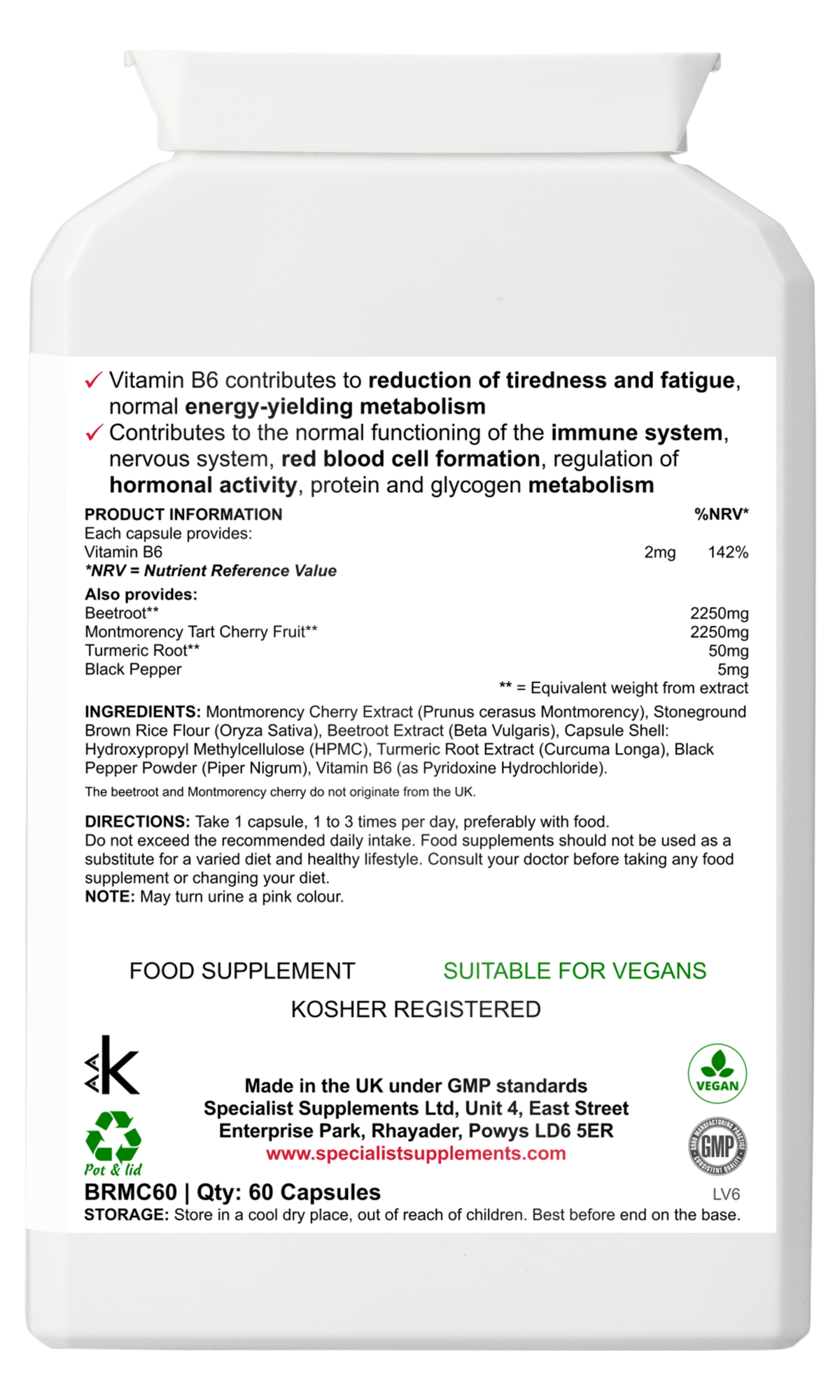 CherryBeet Energy & Immunity Complex