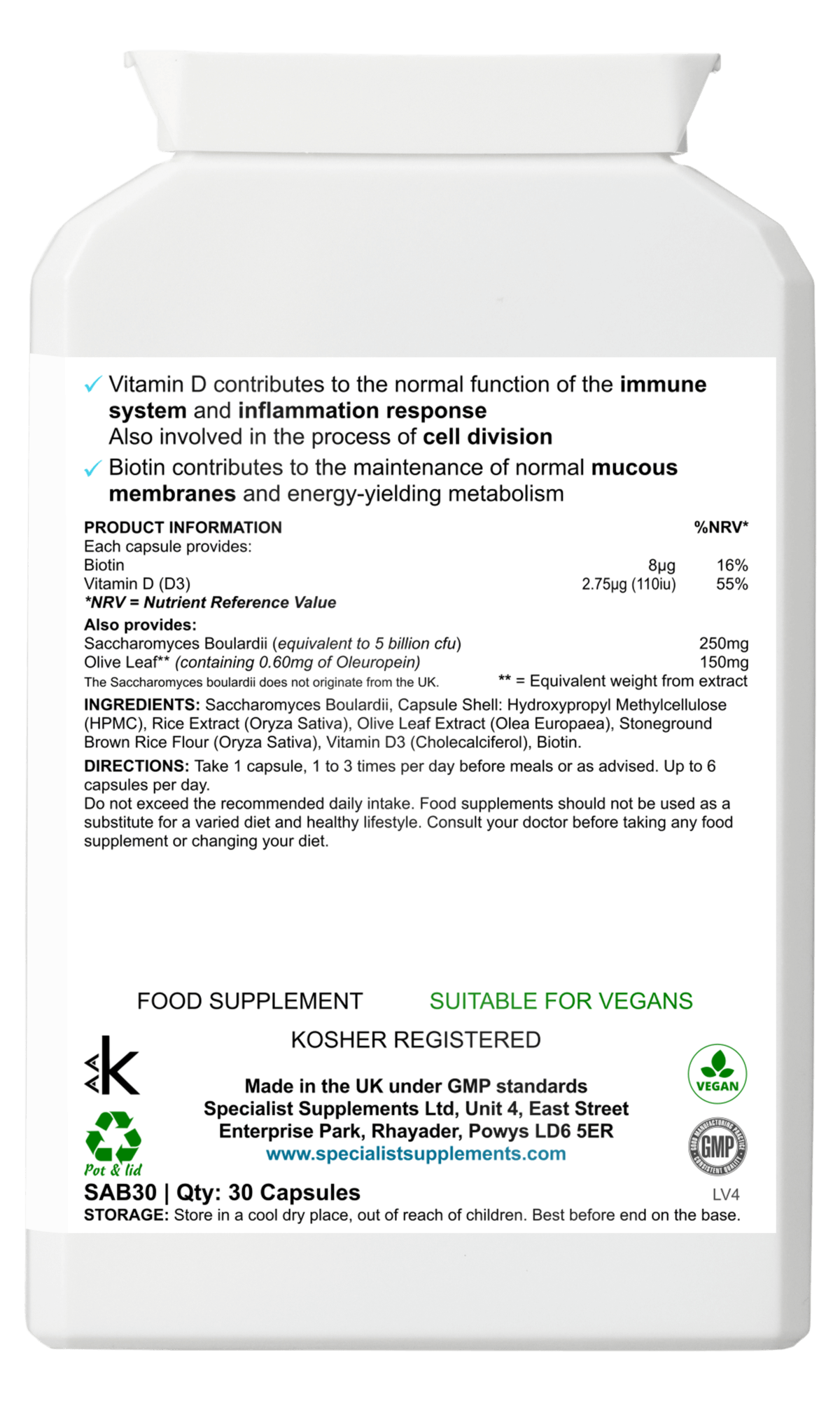 InternaCALM Inflammation & Immunity Support