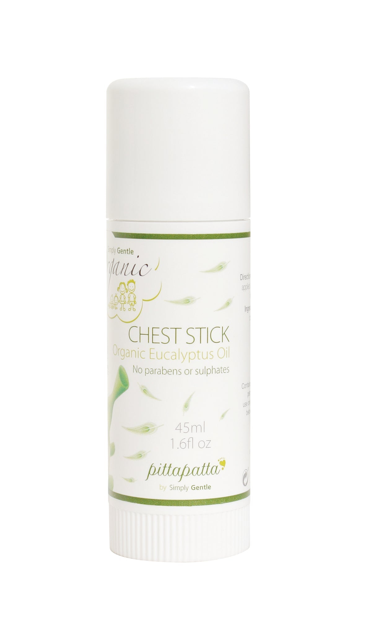 Pitta Patta Organic Chest Stick for Coughs/Colds